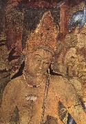 unknow artist Large bodhisattva, cave i Ajanta France oil painting artist